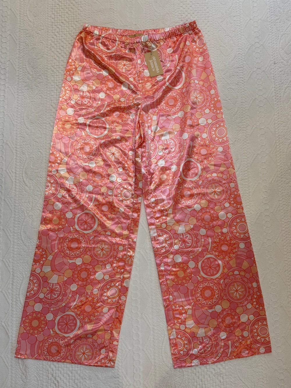 NWT Araminta James Capri Silk Pants Paisley Women’s Medium M